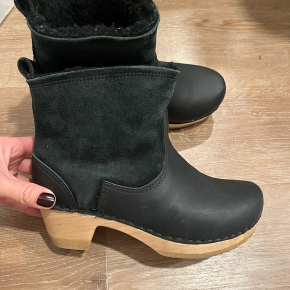 No 6 black shearling boots - Picture 9 of 10